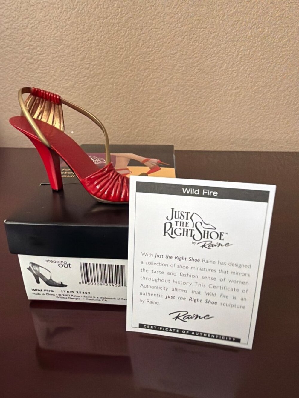 Lot 4 Just the Right Shoe By Raine Mini Shoe Figurines NEW w/Boxes/COA/Cards - Picture 9 of 14